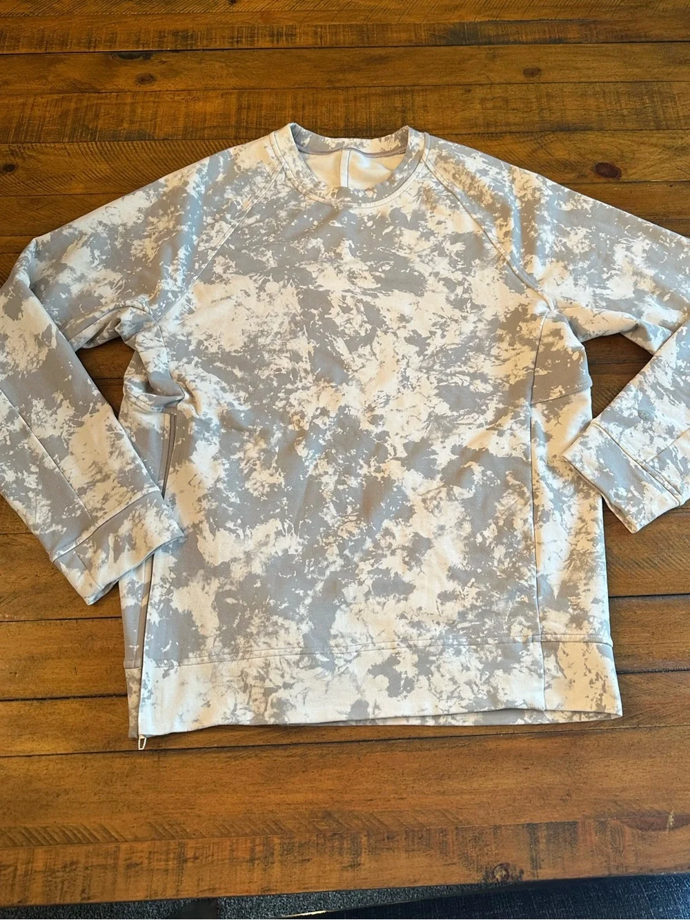 Lululemon City Sweat Crew Size Small Spectral White Opal Silver Drop